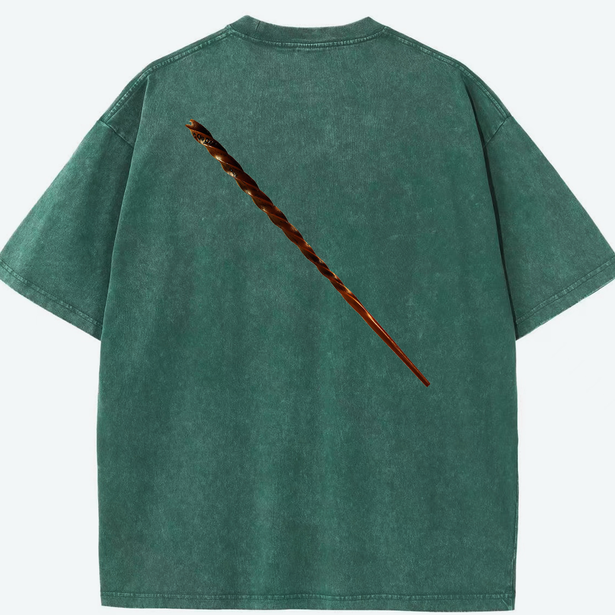 （画像用） Harry Potter ハリー・ポッターシリーズ 綿100% ヴィンテージ風 半袖Tシャツ（背面プリント）